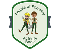 Badge for Discovering Forest Careers Activity Booklet challenge