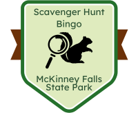 Badge for McKinney Falls Adventure Bingo Scavenger Hunt challenge
